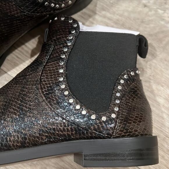 ZARA Brown US 6.5 Almond Toe Boots NWT - Picture 11 of 13